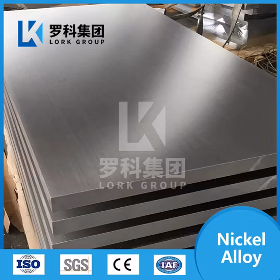 Folha de liga à base de níquel Hastelloy 1000*2000*6mm 2.4375 Nicu30al Folha de liga à base de níquel Uns N05500 K500 Liga de níquel 2023